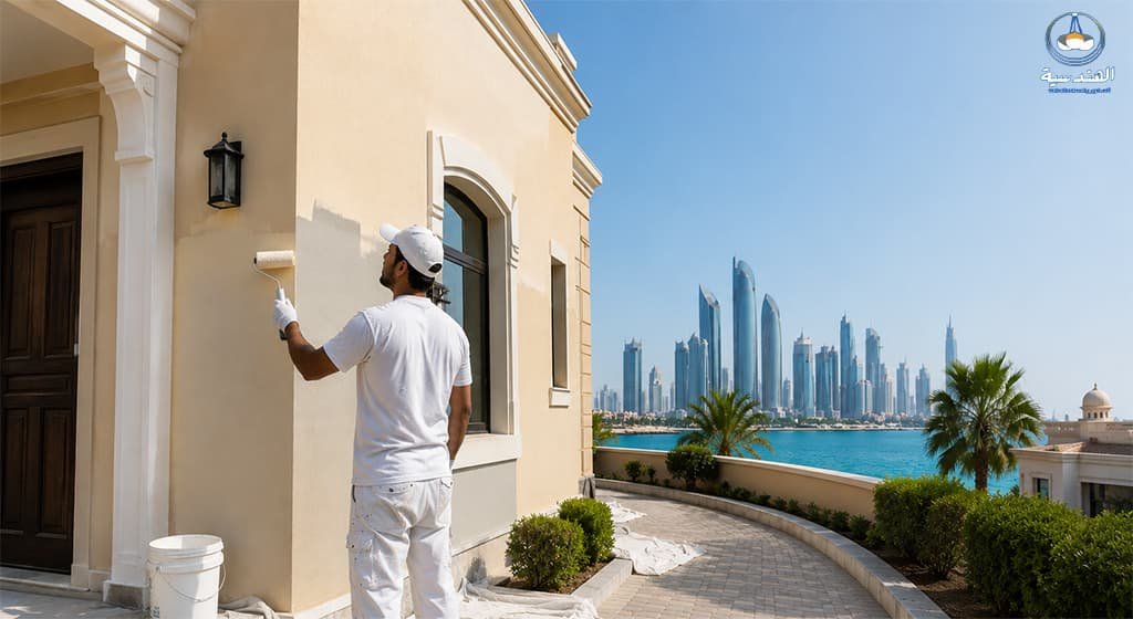 معلم أصباغ خارجية في أبو ظبي